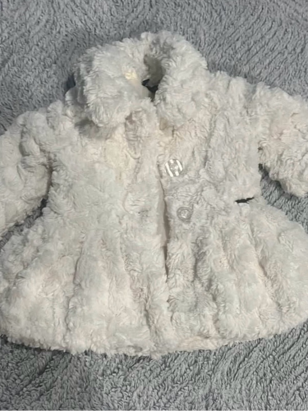 Calvin Klein Toddler Girls Faux Fur Coat - Cozy Jacket